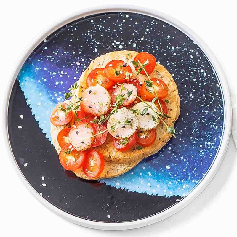 Flat Plate Personality Creative Nordic Ceramic Platter Ins Style Fashion Αξεσουάρ Κουζίνας Πιάτο Κέικ Σνακ