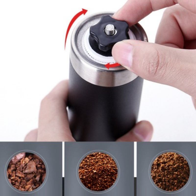 Φορητό New Hand Crank Coffee Machine Manual Pepper Mill Grinder Black Spray