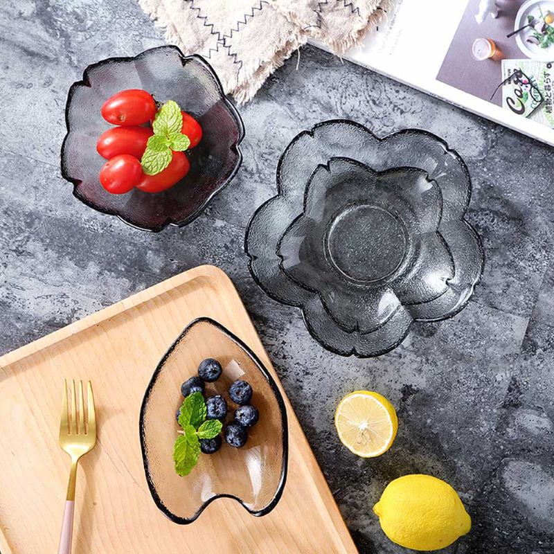 Γιαπωνέζικο Cherry Little Dish Crystal Glass Small Bowl Πιάτο Γλυκού Με Φρούτα Ροζ Θαμπό Πολωνικό Πιατάκι Για Οικιακή Χρήση