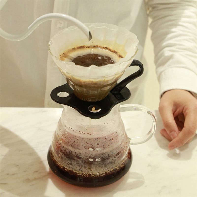 Γυαλί Καφετιέρα Φίλτρο Χωνί Coffee Dripper Επαναχρησιμοποιήσιμο Σουρωτήρι Tea Leaf Spice Filter Tea Strain