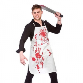 Halloween Blood Aprons Adult Bloody Butcher Role Play Indian Apron Horror Dress Up