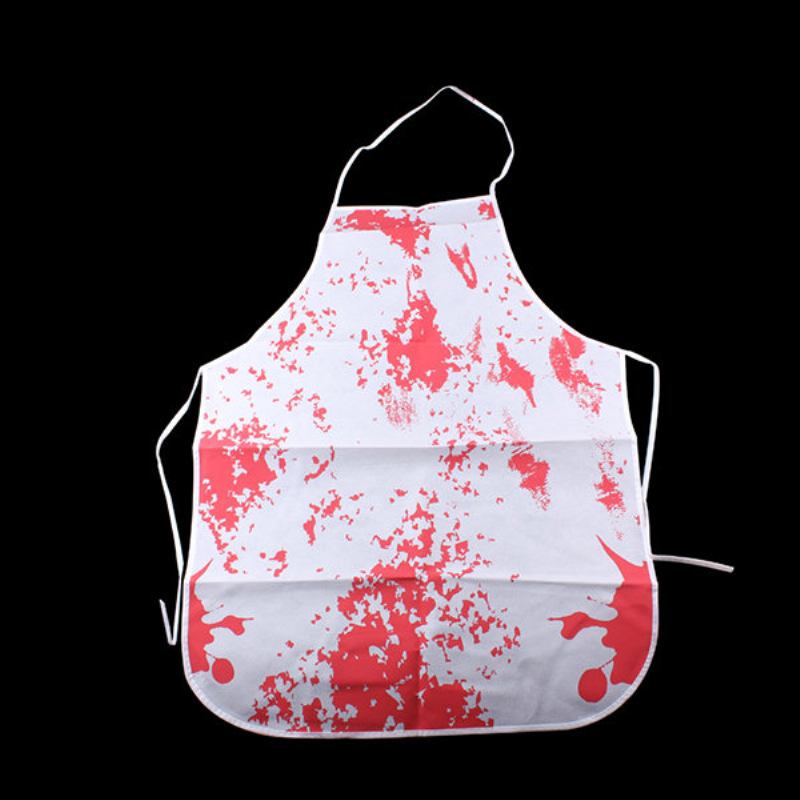 Halloween Blood Aprons Adult Bloody Butcher Role Play Indian Apron Horror Dress Up