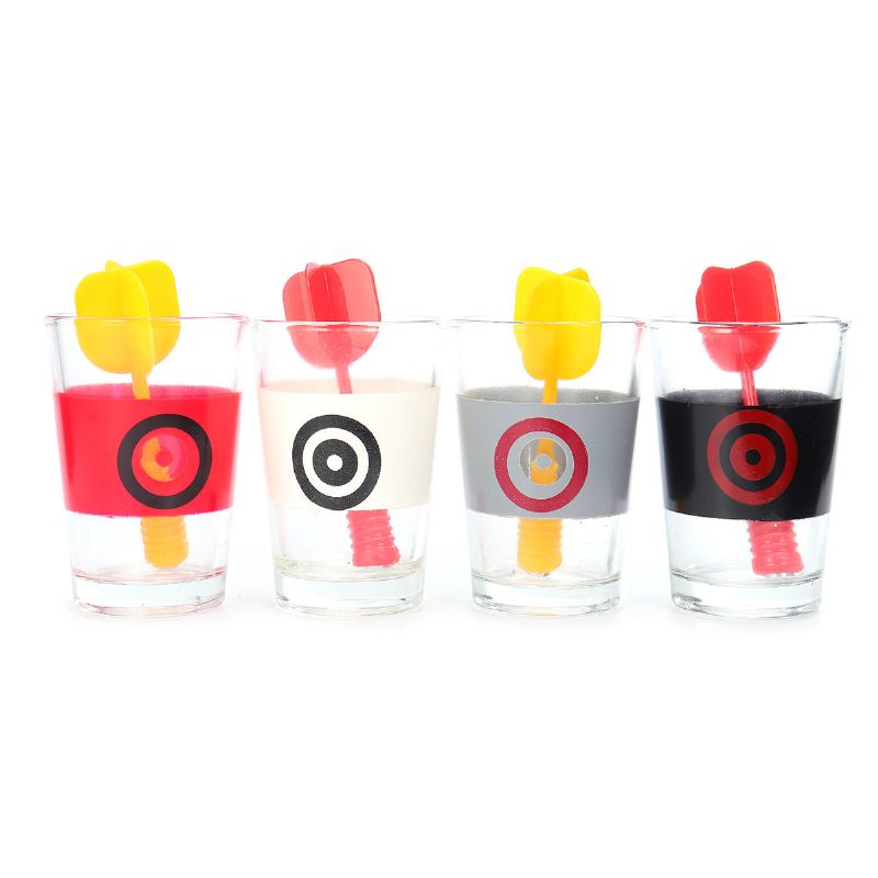 Kcasa Bt-500 Creative Mini Magnet Darts Toy Shot Set Party Entertainment Drinking Game With Glass Cu