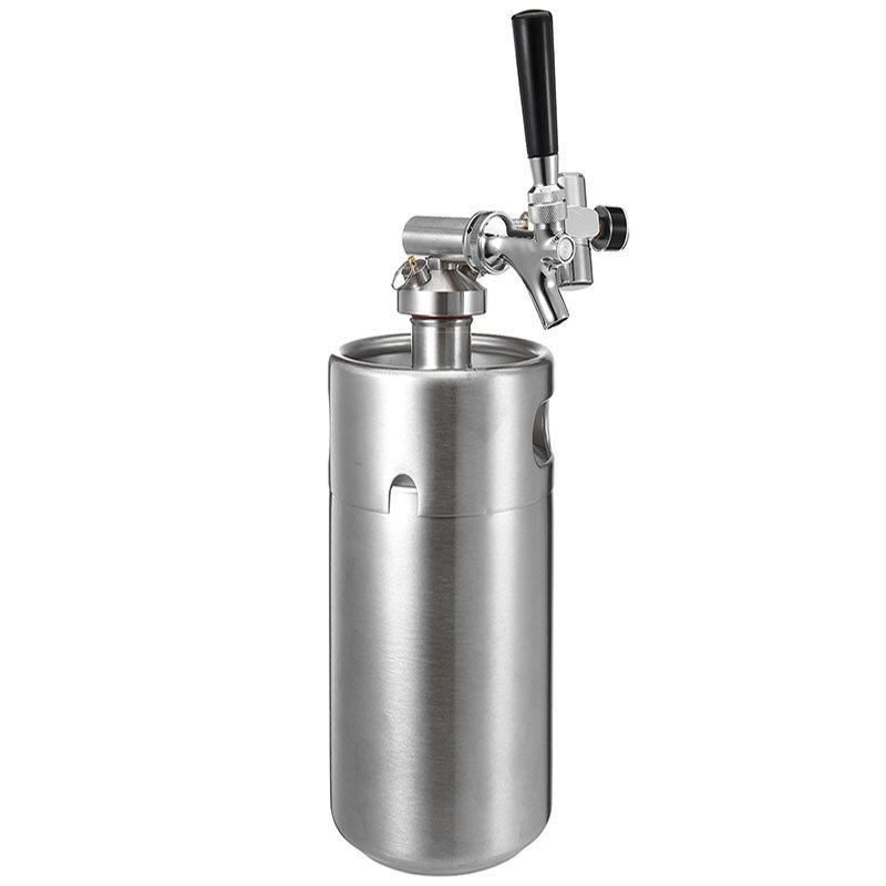 Kcasa Kc-bk8 4l/2l Από Ανοξείδωτο Ατσάλι 304 Beer Mini Keg Homebrew Keg Αέρας Πίεσης Εργαλεία Παρασκευής Κρασιού