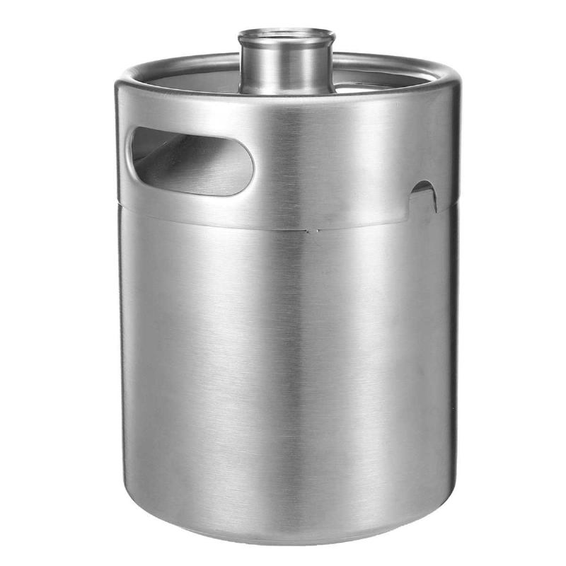 Kcasa Kc-bk8 4l/2l Από Ανοξείδωτο Ατσάλι 304 Beer Mini Keg Homebrew Keg Αέρας Πίεσης Εργαλεία Παρασκευής Κρασιού