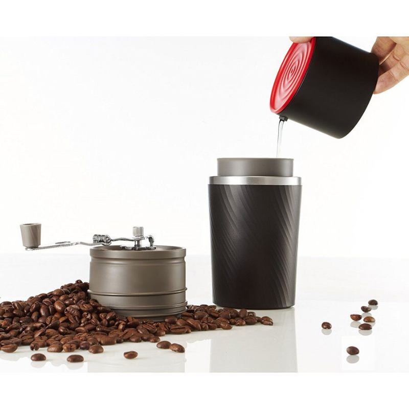 Kcasa Kc-pcm18 Φορητό All-in-one Pour Over Καφετιέρα Μεγάλης Χωρητικότητας Υπαίθρια Ταξιδιωτική