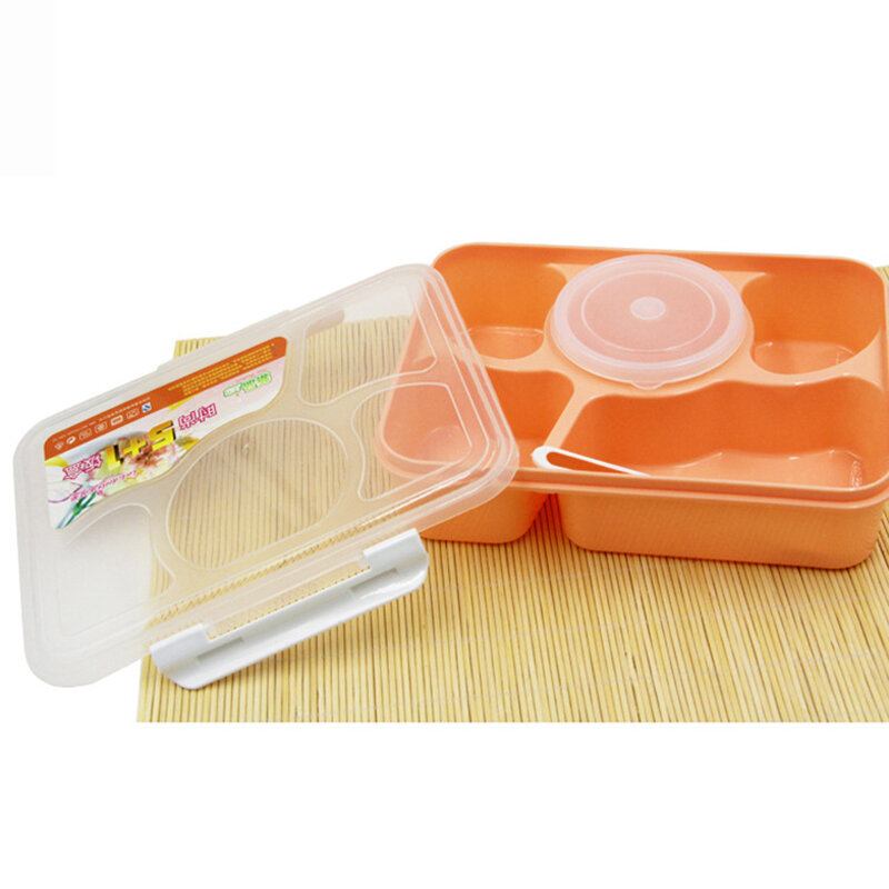 Κουτί 5-zellen 1000ml Durable Kind Lunchbox Μονωμένο Δοχείο Τροφίμων Πλαστικό Γεύματος