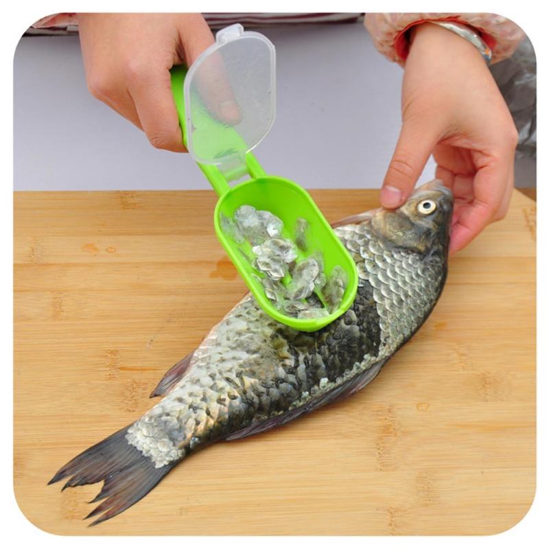 Κουζίνα Gadget Fish Scales Remover Processor Πρακτική Συσκευή Κοπής Ψαριών Με Εξαιρετικά Αιχμηρό Κόφτη Από Ανοξείδωτο Ατσάλι