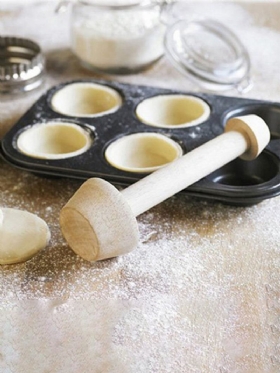 Ξύλινη Φόρμα Για Αυγόπιτα Φορητή Διπλή Όψη Ζαχαροπλαστικής Εργαλεία Κουζίνας Αυγοτάρτας Για Κέικ Ψησίματος