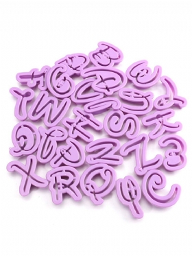 Μπισκότα Alphabet Letter Embosser Cutters Cake Decorating Fondant Sugarcraft Εργαλείο