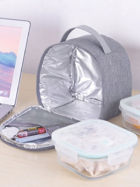 Oil Proof Lunch Tote Bag Cooler Insolated Zipper Storage Containers Κουτί Γεύματος