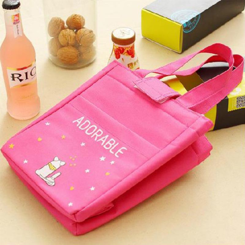 Oxford Waterproof Cartoon Thickening Lunch Tote Bag Picnic Cooler Insolated Τσάντα