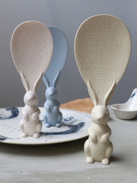 Peter Rabbit Shovel Rice Spoon Υλικό Περιβαλλοντικής Προστασίας Δημιουργικό Χαριτωμένο Κουνέλι Κουτάλι Ρυζιού