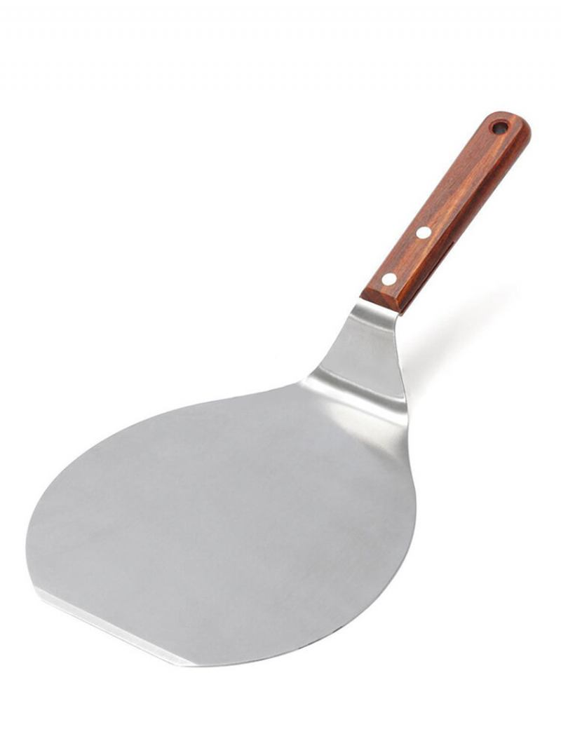 Pizza Spatula Peel Από Ανοξείδωτο Ατσάλι Θήκη Για Κέικ Δίσκος Πιάτο Shifter Ψήσιμο Σκεύος Ψησίματος