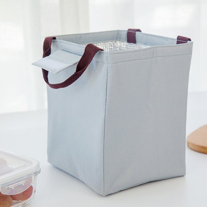 Saiclehome Hand-held Lunch Tote Bag Oxford Αδιάβροχο Ψυγείο Με Μόνωση Δοχεία Αποθήκευσης