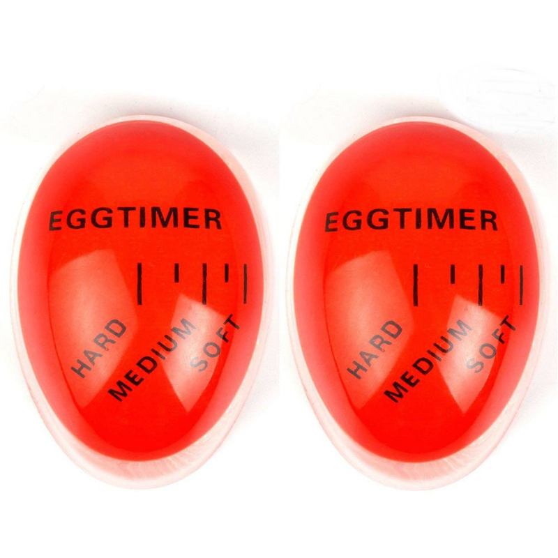 Χρώμα Που Αλλάζει Perfect Egg Timer 2 Pack Heat Sensitive Egg Για Σεφ Που Μαγειρεύουν