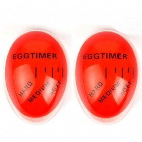 Χρώμα Που Αλλάζει Perfect Egg Timer 2 Pack Heat Sensitive Egg Για Σεφ Που Μαγειρεύουν