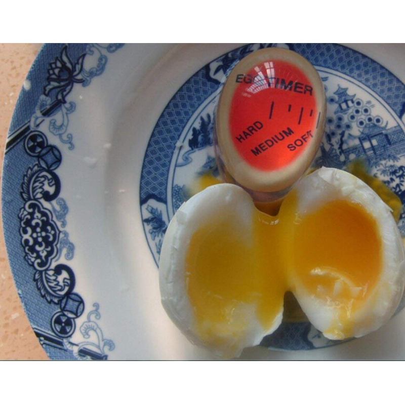 Χρώμα Που Αλλάζει Perfect Egg Timer 2 Pack Heat Sensitive Egg Για Σεφ Που Μαγειρεύουν