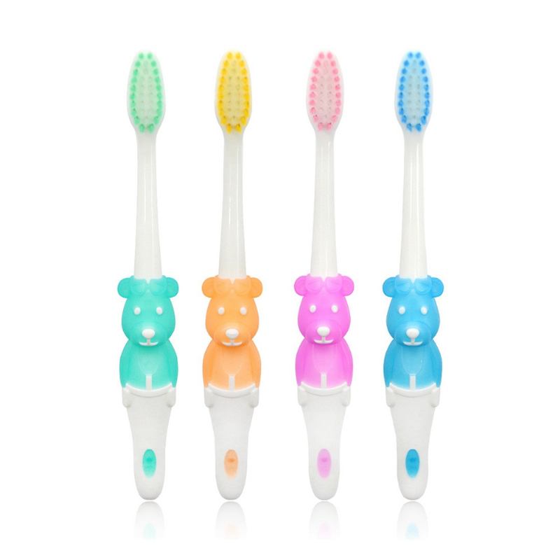 Baby Cartoon Toothbrush Children Manual Soft Bristles Teeth Cleaning Αντιολισθητική Οδοντόβουρτσα