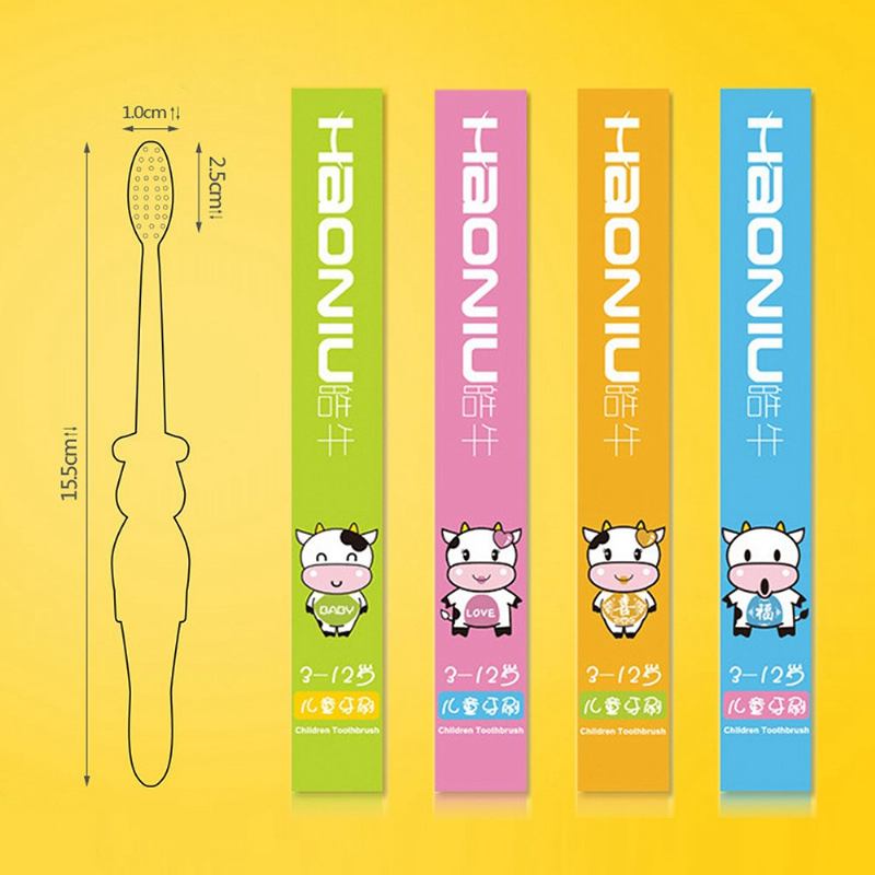 Baby Cartoon Toothbrush Children Manual Soft Bristles Teeth Cleaning Αντιολισθητική Οδοντόβουρτσα