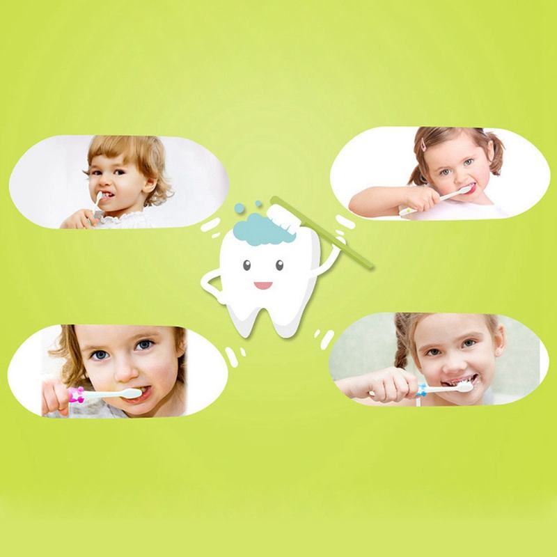 Baby Cartoon Toothbrush Children Manual Soft Bristles Teeth Cleaning Αντιολισθητική Οδοντόβουρτσα