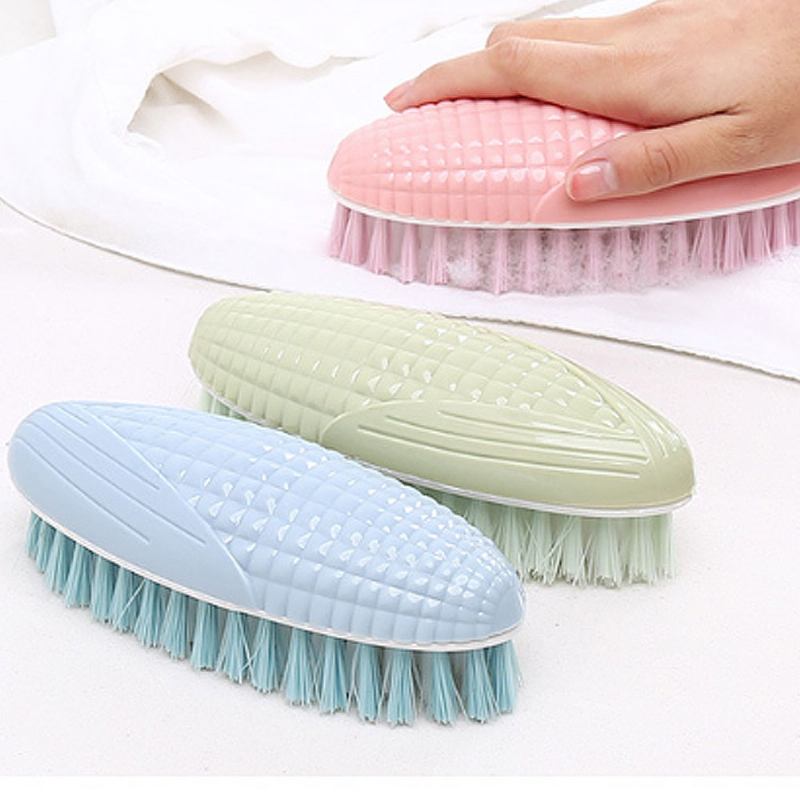 Creative Corn Plastic Brush Βούρτσα Πολλαπλών Χρήσεων Για Το Πλύσιμο Των Ρούχων 3 Συσκευασίες Οικιακή Καθαρισμού Από Μαλακό Μαλλί