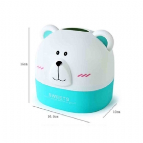 Polar Bear Φιλικό Προς Το Περιβάλλον Pp Roll Paper Box Δοχείο Χαρτομάντηλου Μπάνιου Με Λεπτή Εμφάνιση Αρκούδας