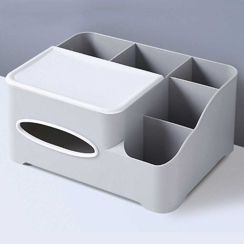 Storage Box Πλαστικό Πολυλειτουργικό Tissue Box Creativity Κουτί Ταξινόμησης Για Τηλεχειριστήριο Sundries Δοχείο