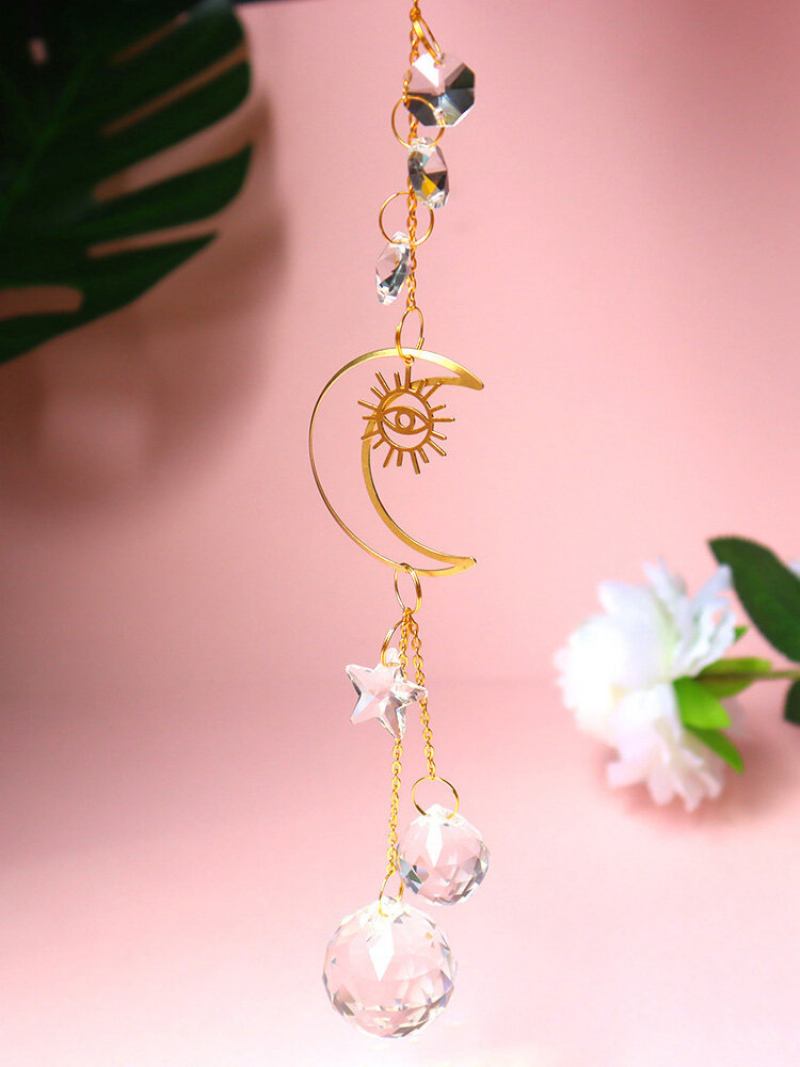 1 Pc Sun Catcher Crystal Chandelier Στολίδι Aurora Wind Chimes Με Πρισματικό Μενταγιόν Κομψή Διακόσμηση Σπιτιού Rainbow Maker