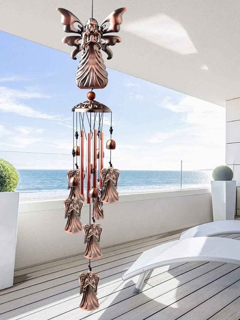 1 Τεμ. Angel Antique Wind Chimes Κρεμαστό Στολίδι Σπίτι Εξωτερικού Κήπου Διακόσμηση Αυλής Με Γάντζο