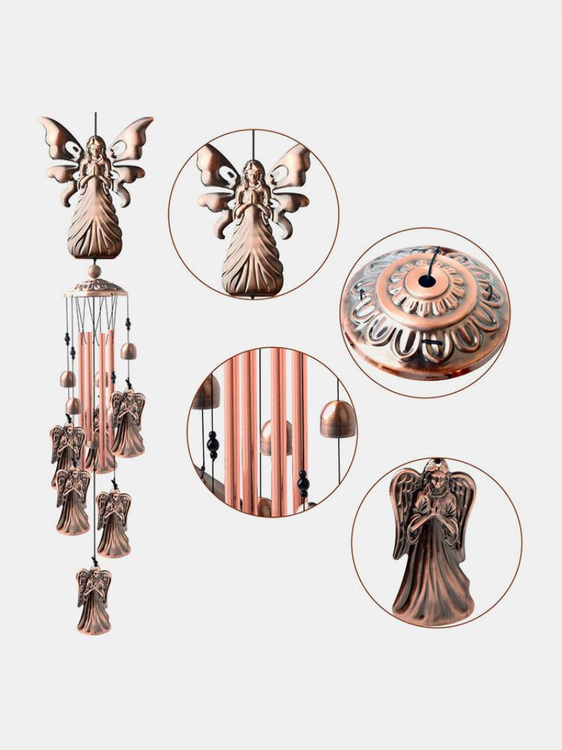 1 Τεμ. Angel Antique Wind Chimes Κρεμαστό Στολίδι Σπίτι Εξωτερικού Κήπου Διακόσμηση Αυλής Με Γάντζο