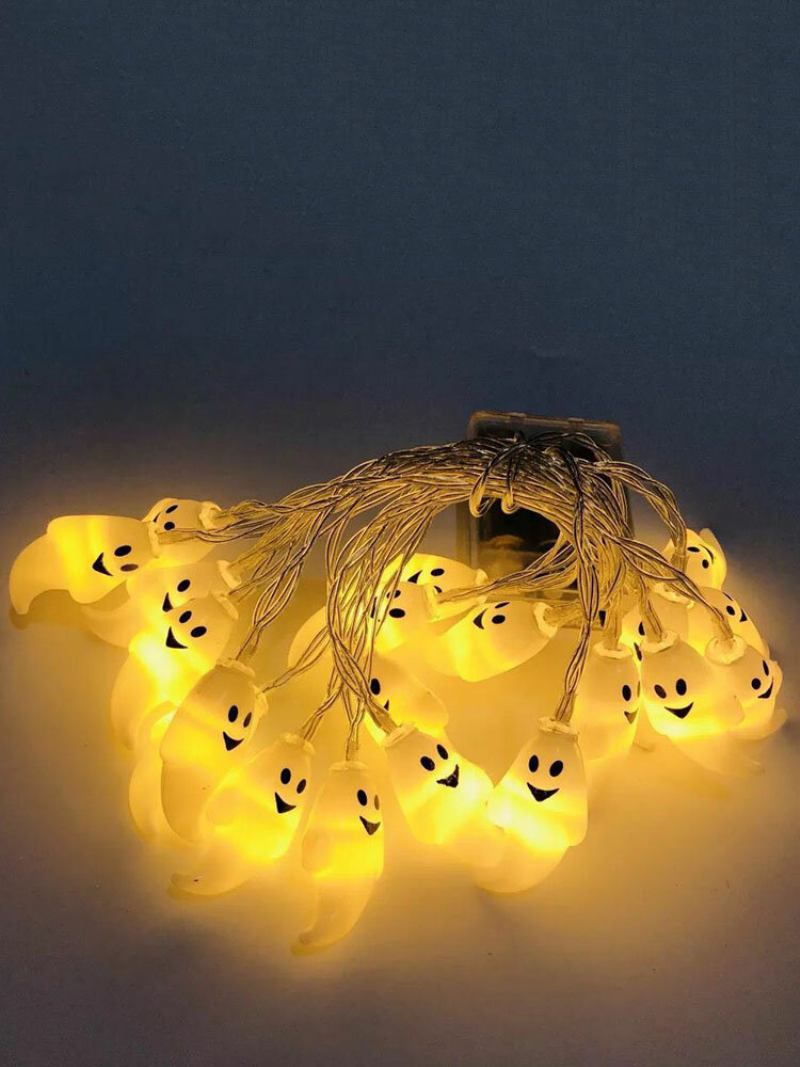 10/20/40/50 Λάμπα Leds Ghost Party String Lights Pattern Διακοσμητικό Πλαστικό Scary Ambience Halloween Light Cosplay Prop