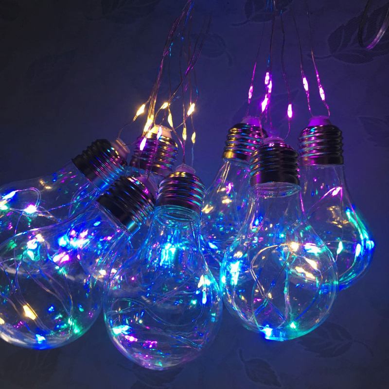 10 Λαμπάκια Led String Fairy Light Κρεμαστό Firefly Party Γαμήλια Διακόσμηση Σπιτιού