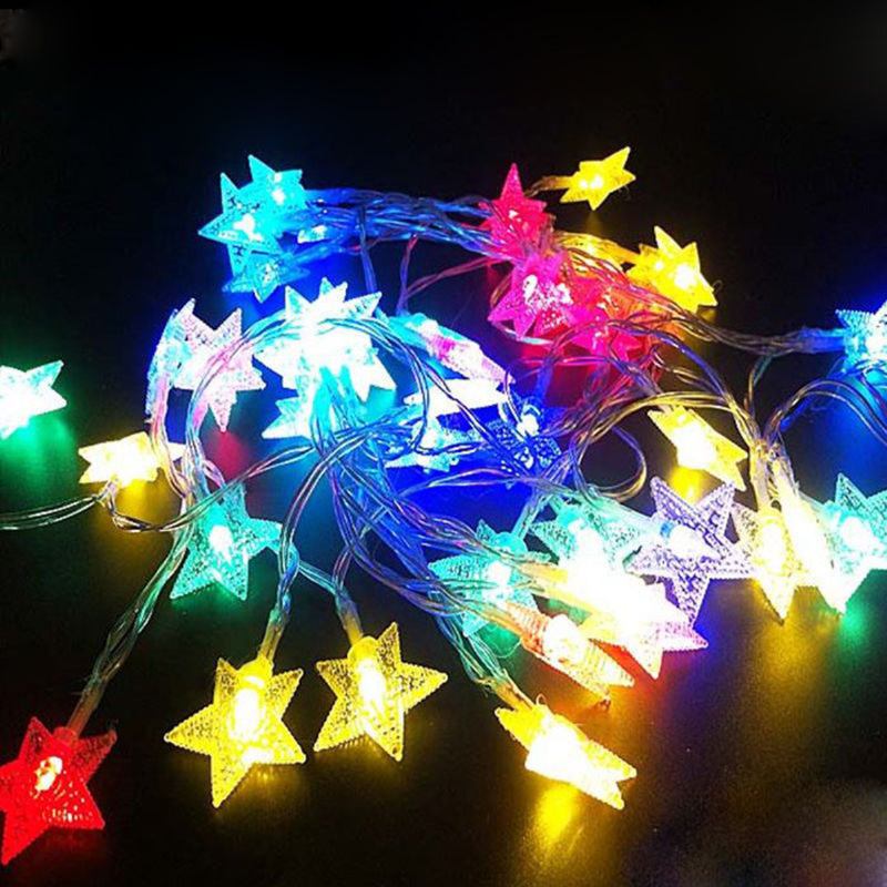 10m 100 Led 220v Fairy String Star Light Φωτιστικό Γάμου Χριστουγεννιάτικο Πάρτι Εξωτερική Διακόσμηση Δωματίου