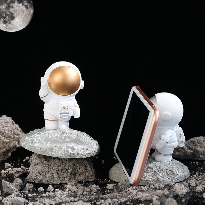 1pc Creativity Sculpture Astronaut Spaceman Model Decoration Desk Handcraft Home Resin