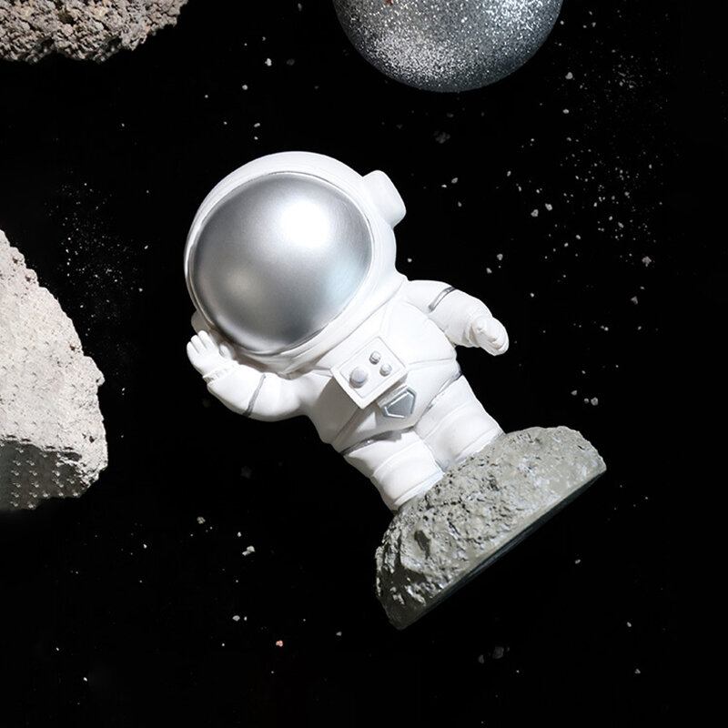 1pc Creativity Sculpture Astronaut Spaceman Model Decoration Desk Handcraft Home Resin