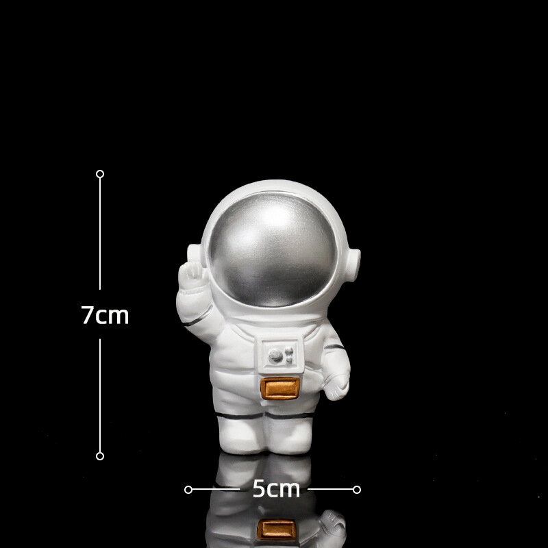 1pc Creativity Sculpture Astronaut Spaceman Model Decoration Desk Handcraft Home Resin