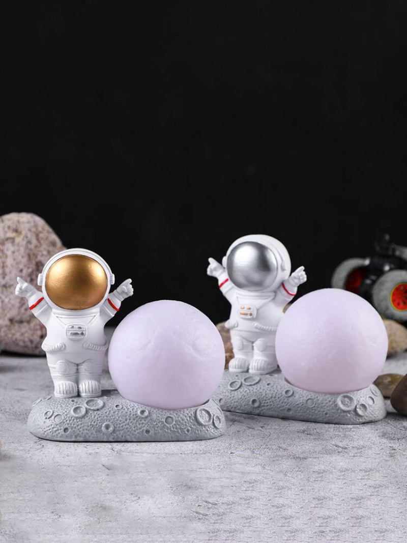 1pc Creativity Sculpture Astronaut Spaceman Model Decoration Desk Handcraft Home Resin