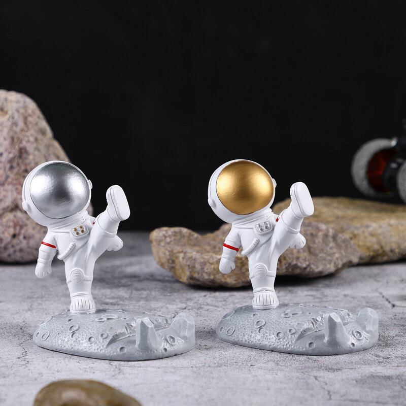 1pc Creativity Sculpture Astronaut Spaceman Model Decoration Desk Handcraft Home Resin