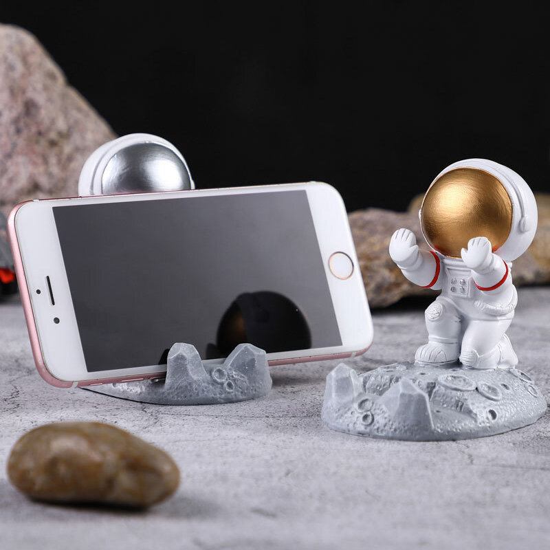 1pc Creativity Sculpture Astronaut Spaceman Model Decoration Desk Handcraft Home Resin