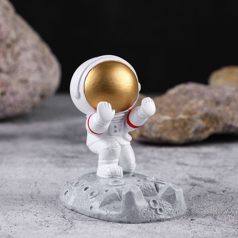 1pc Creativity Sculpture Astronaut Spaceman Model Decoration Desk Handcraft Home Resin