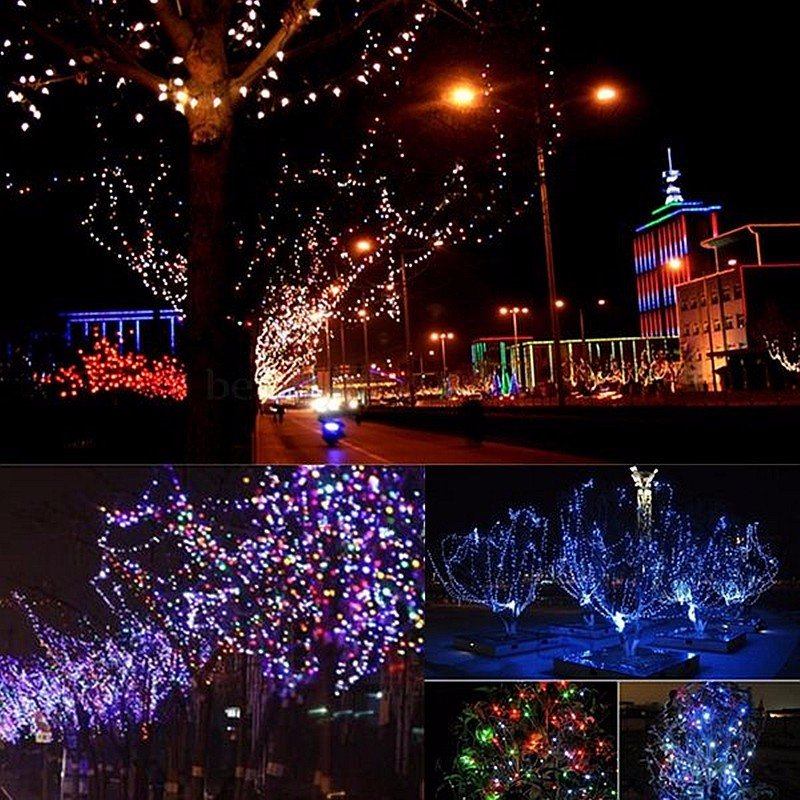 20m 200 Led Solar Powered Copper Wire String Fairy Light Χριστουγεννιάτικη Διακόσμηση Σπιτιού