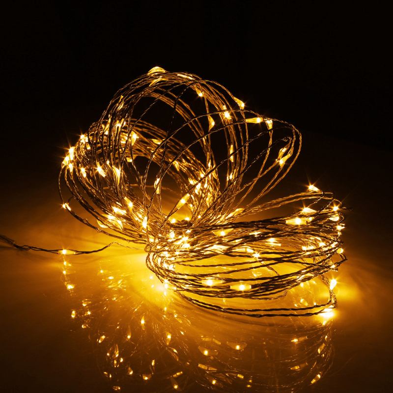 20m 200 Led Solar Powered Copper Wire String Fairy Light Χριστουγεννιάτικη Διακόσμηση Σπιτιού