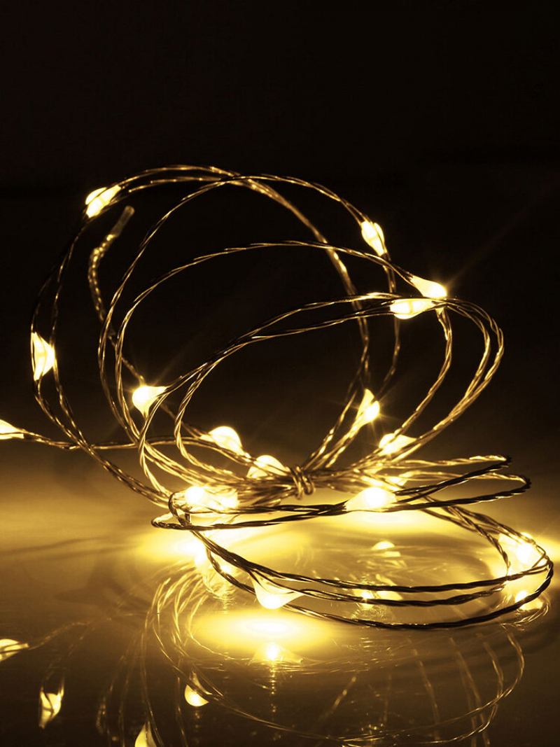 2m 20 Led Χάλκινο Σύρμα Fairy String Light Με Usb Powered Xmas Party Decor Dc5v