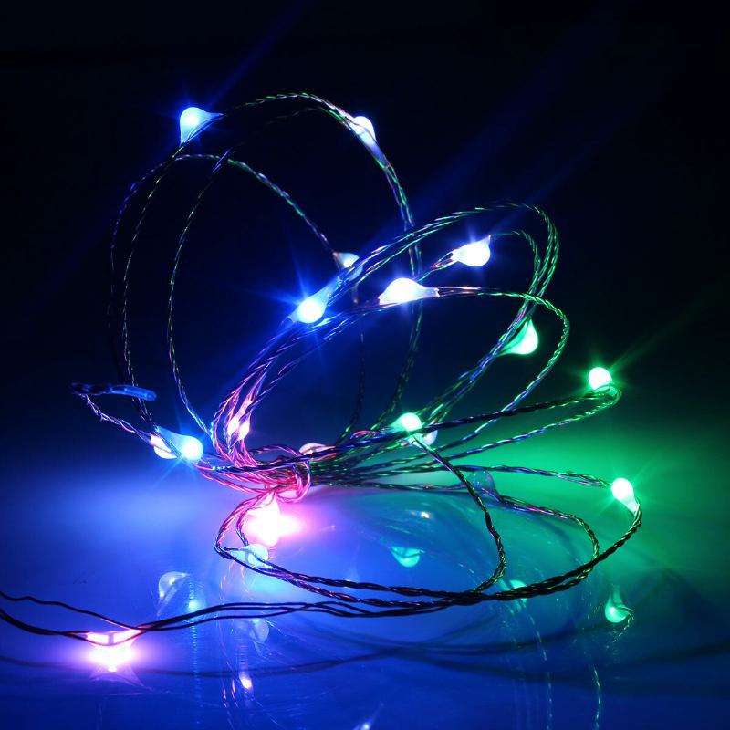 2m 20 Led Χάλκινο Σύρμα Fairy String Light Με Usb Powered Xmas Party Decor Dc5v