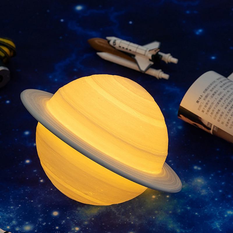 3d Εκτύπωση Saturn Lamp Smart Home Night Light Led Creative Διακόσμηση Κρεβατοκάμαρας