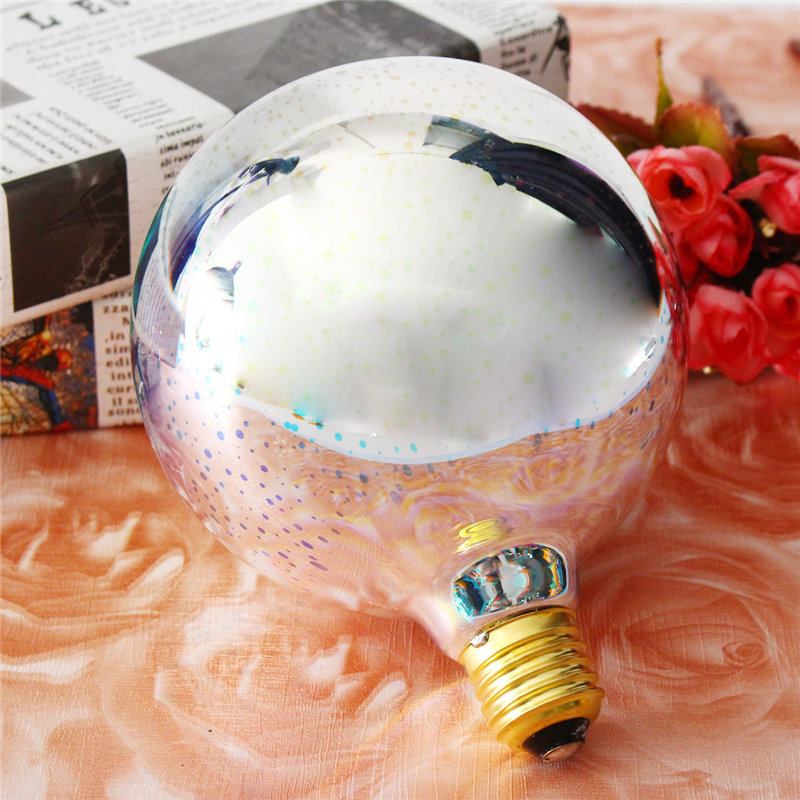 3d Fireworks E27 G125 Led Retro Edison Decor Φωτιστικό Γυάλινης Λάμπας Ac85-265v Διακόσμηση Σπιτιού Cafe