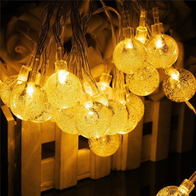 3m 20led Μπαταρία Bubble Ball Fairy String Lights Garden Party Χριστουγεννιάτικη Διακόσμηση Σπιτιού