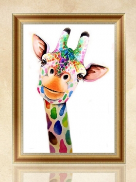 5d Diy Cross Stitch Diamond Giraffes Embroidery Ζωγραφική Διακόσμηση Σπιτιού