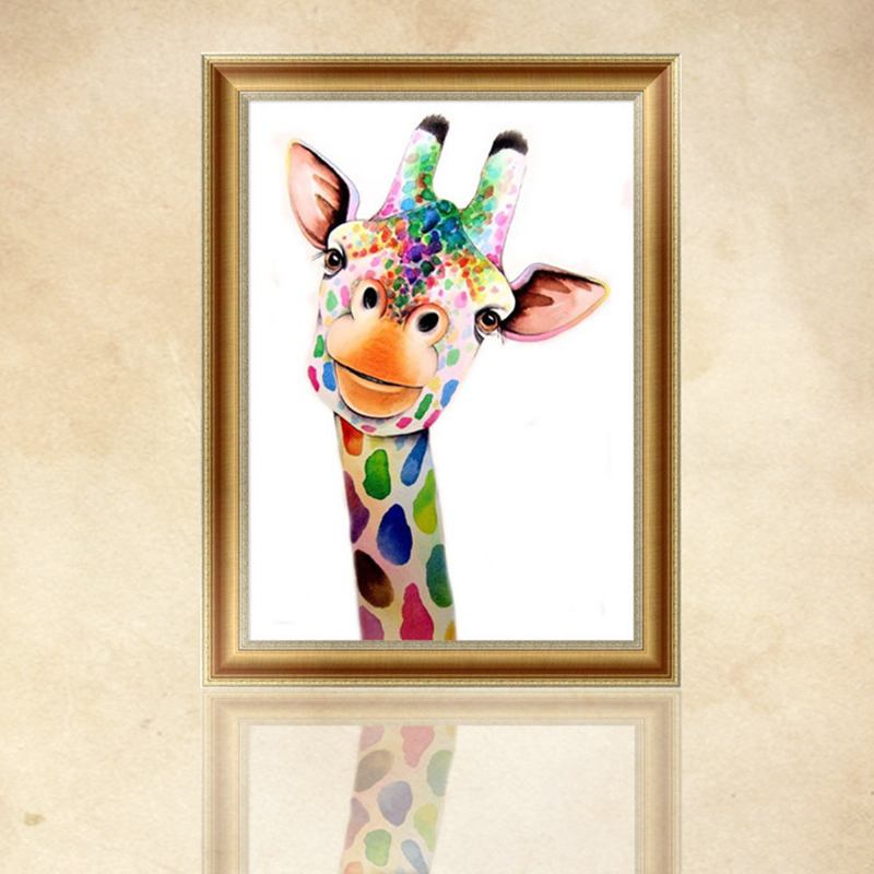 5d Diy Cross Stitch Diamond Giraffes Embroidery Ζωγραφική Διακόσμηση Σπιτιού